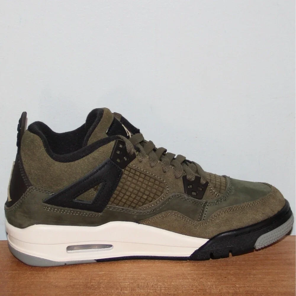 Nike Air Jordan 4 Retro SE Craft GS *B-Grade* 6.5Y Women 8 Olive